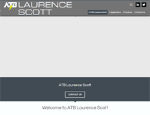 Tablet Screenshot of laurence-scott.com
